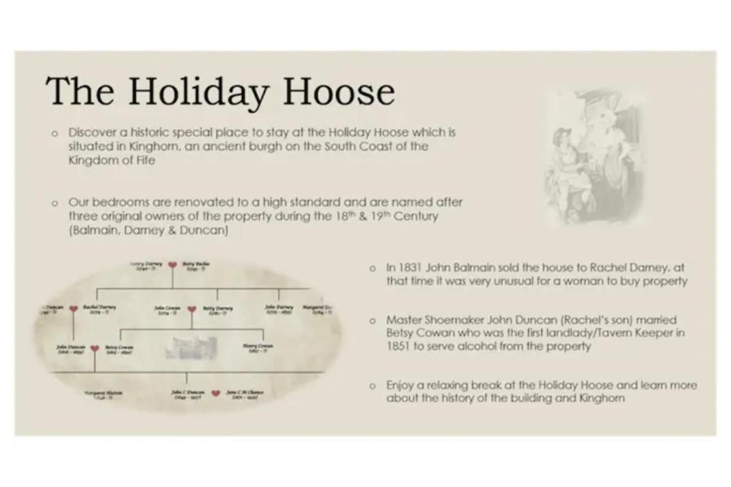 The Holiday Hoose Kinghorn Exterior photo